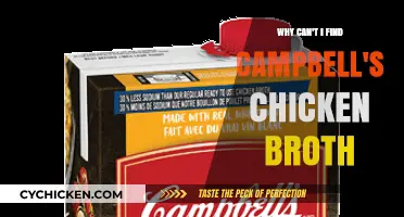Where's the Comfort? The Vanishing Campbell's Chicken Broth Mystery