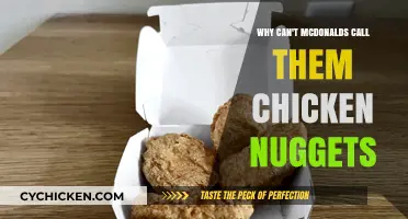 The Surprising Reason McDonald's Can't Label Their Bites Chicken Nuggets