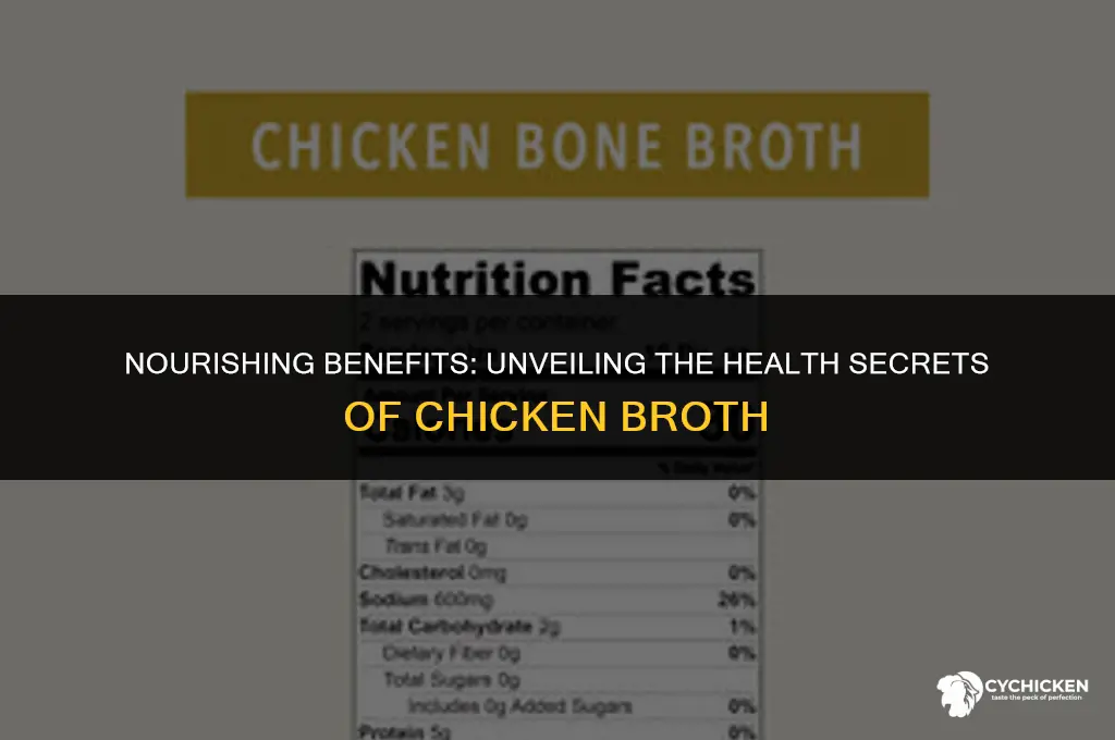 why chicken broth is healthy
