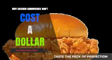 Why Chicken Sandwiches Cost More Than a Dollar: Explained