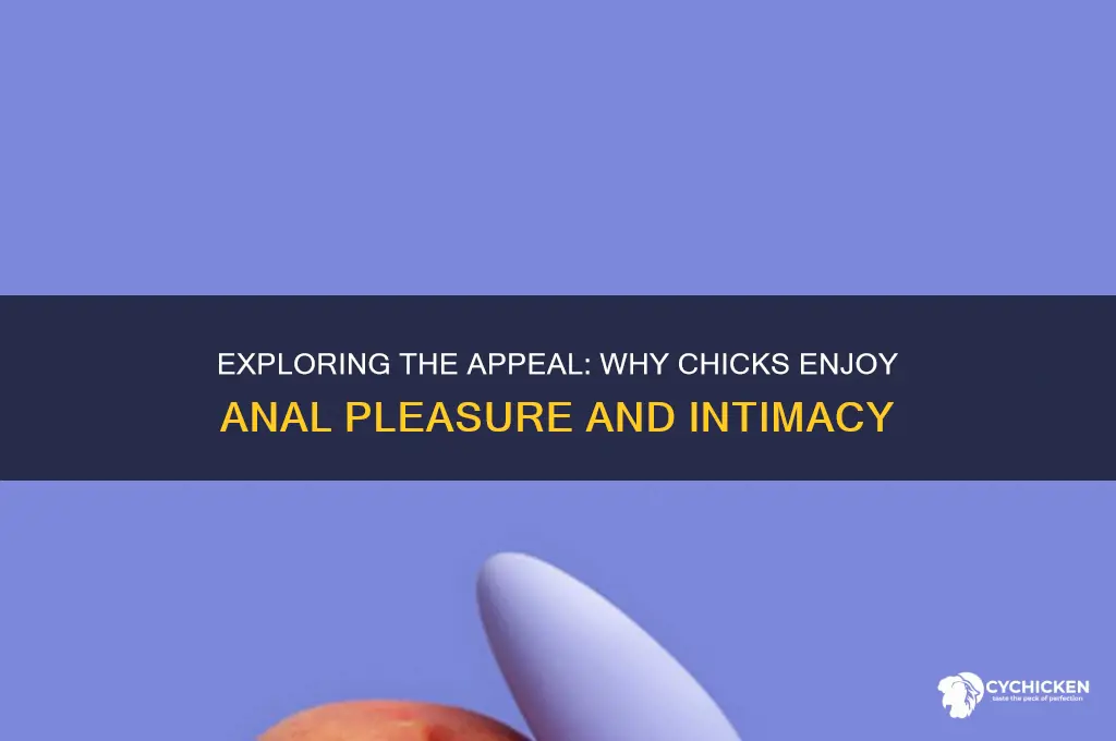 why chicks like anal