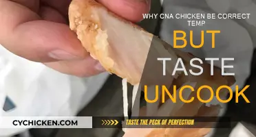 Chicken Cooked but Tasting Raw: Why?