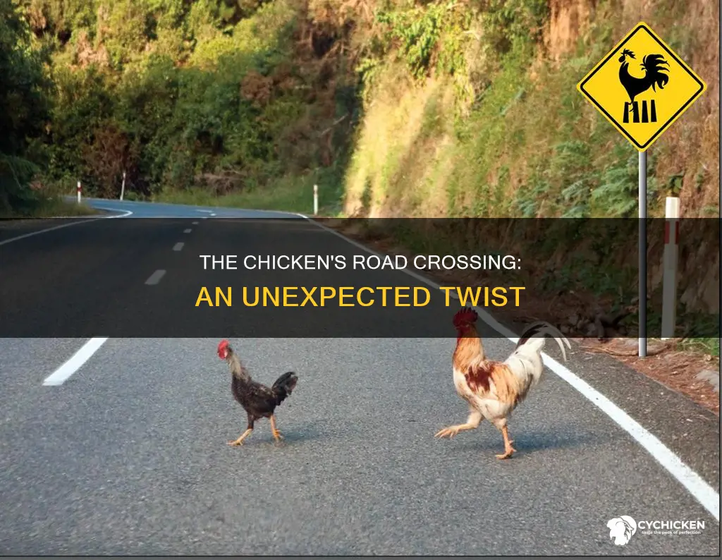why d the chicken cross the road anti joke
