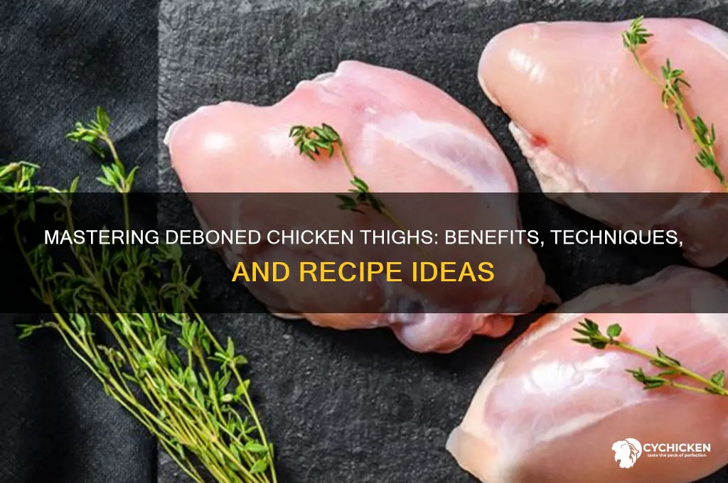 why debone chicken thigh