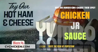 Burger King's Spicy Chicken Jr Sauce Change: Reasons Behind the Switch