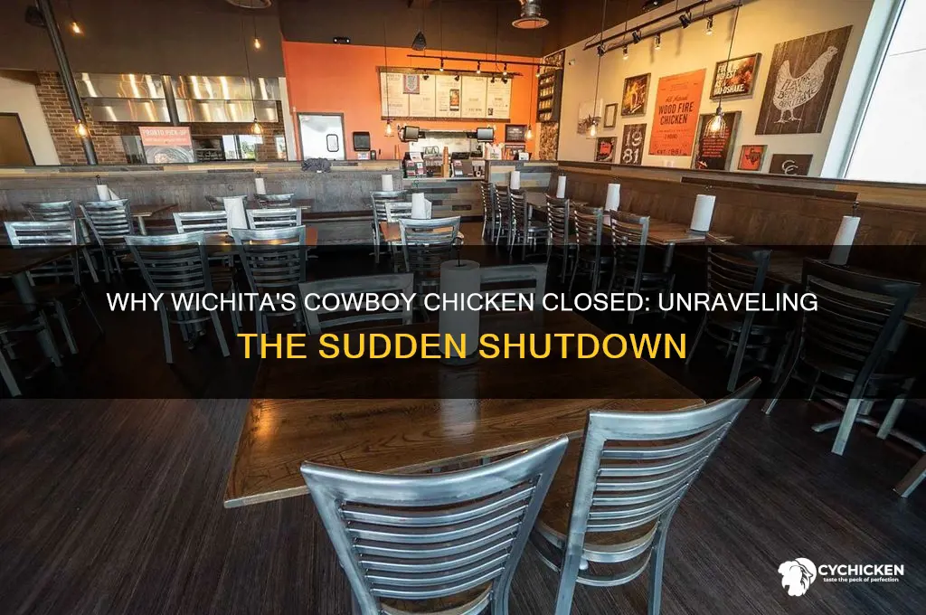 why did cowboy chicken close in wichita kansas
