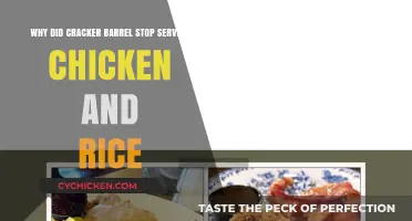 Cracker Barrel's Menu Shake-Up: The Absence of Chicken and Rice