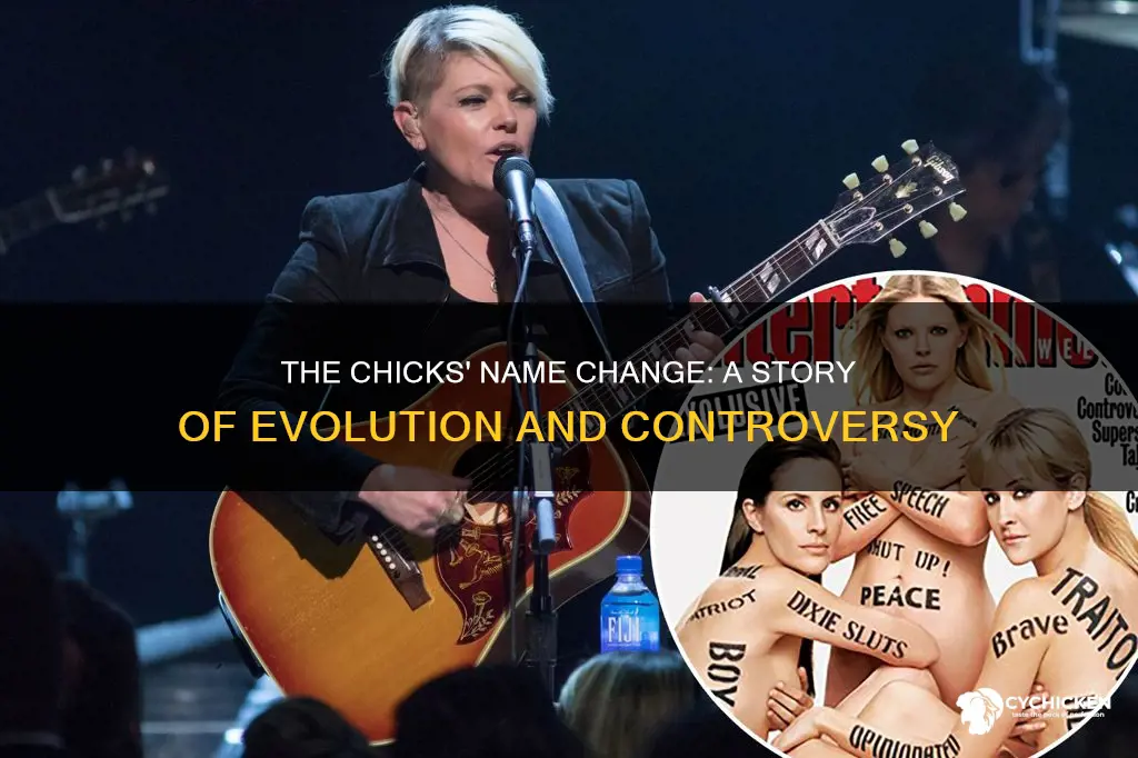 why did dixie chicks change their name to the chicks