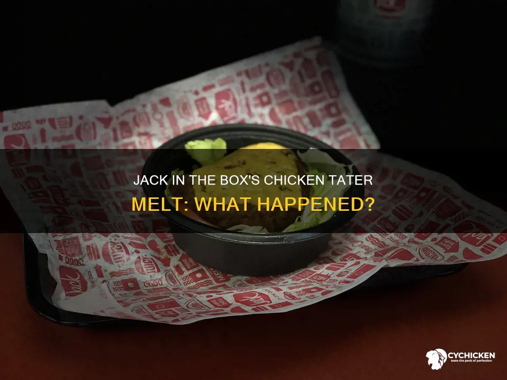 why did jack in the box discontinue chicken tater melt
