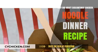 Why Kraft Discontinued Its Classic Chicken Noodle Dinner Recipe
