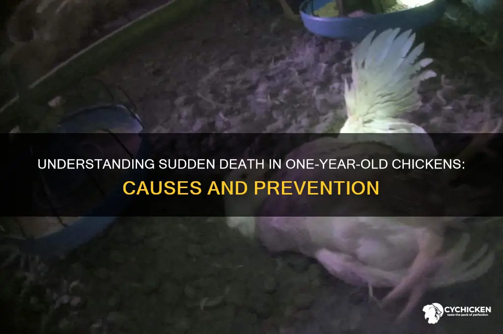 why did my 1 year old chicken die