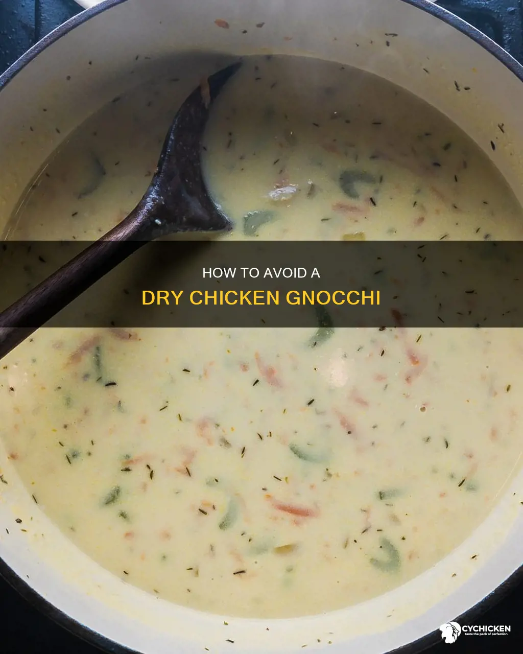 why did my chicken gnochi suck up all the luid