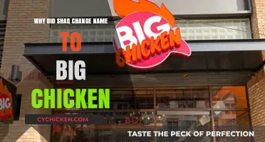 Why Shaq Rebranded: The Story Behind Big Chicken's Name Change