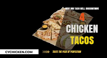 Why Taco Bell Discontinued the Popular 4 Chicken Tacos
