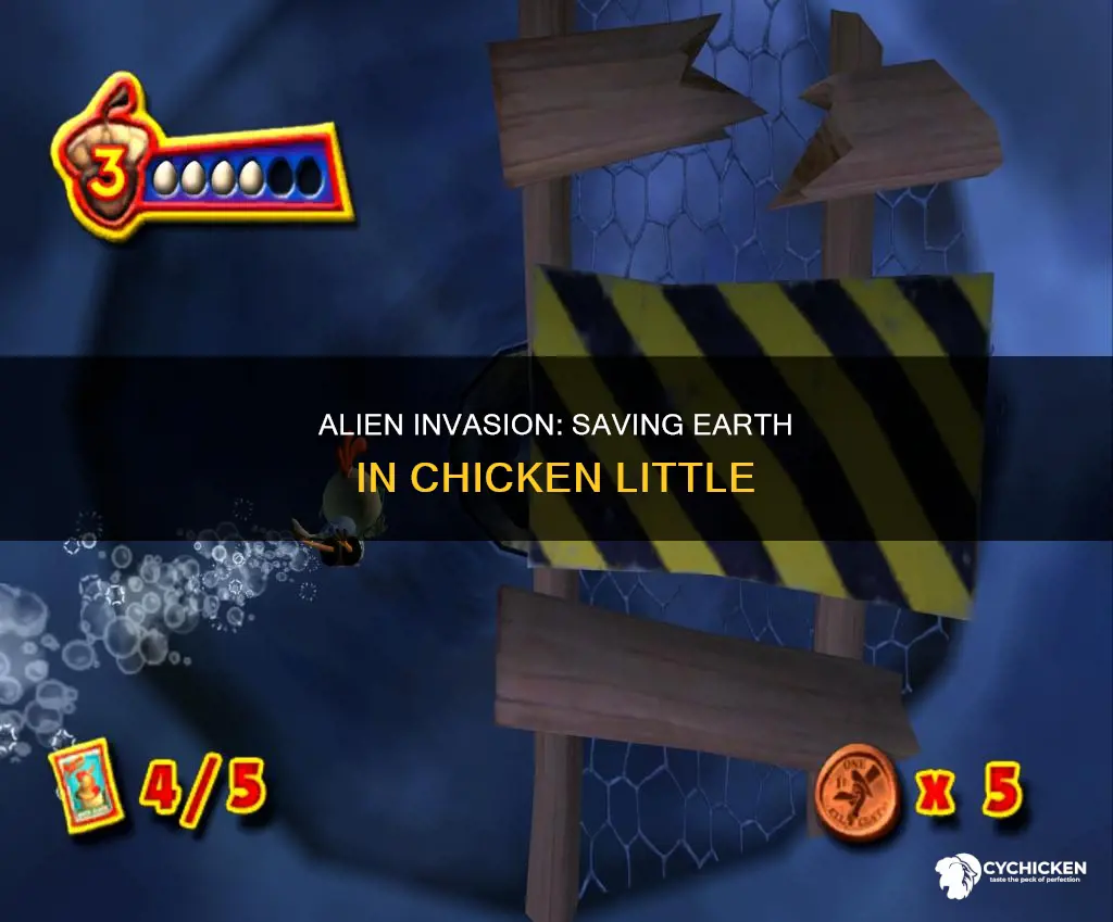 why did the aliens come to earth in chicken little