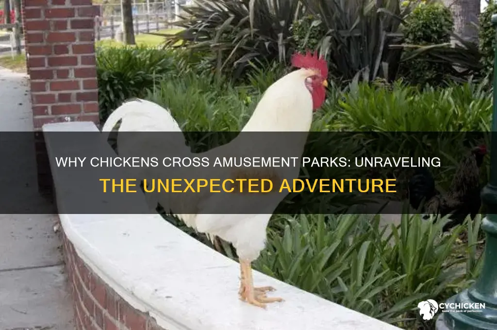 why did the chicken cross the amusement park