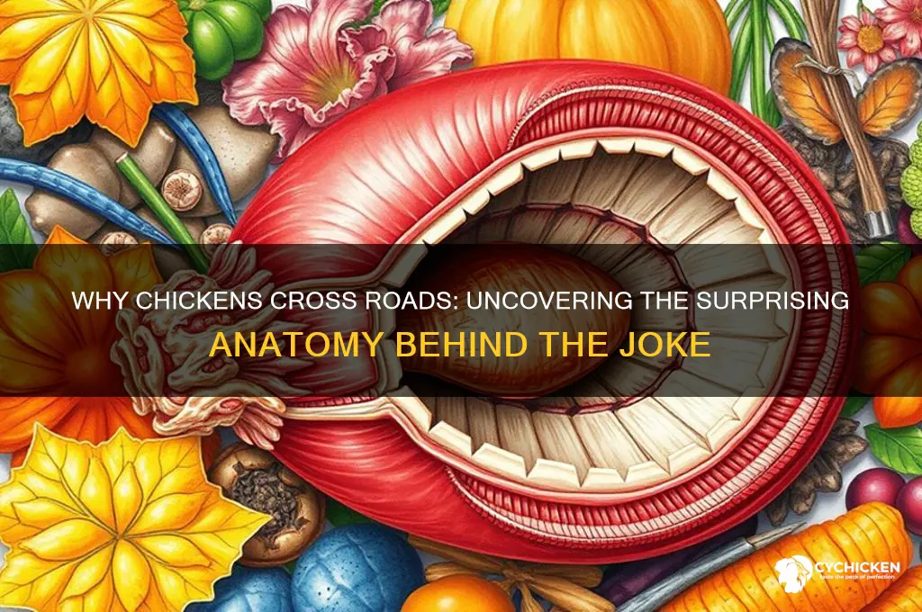 why did the chicken cross the road anatomy