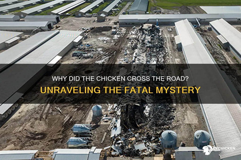 why did the chicken cross the road death