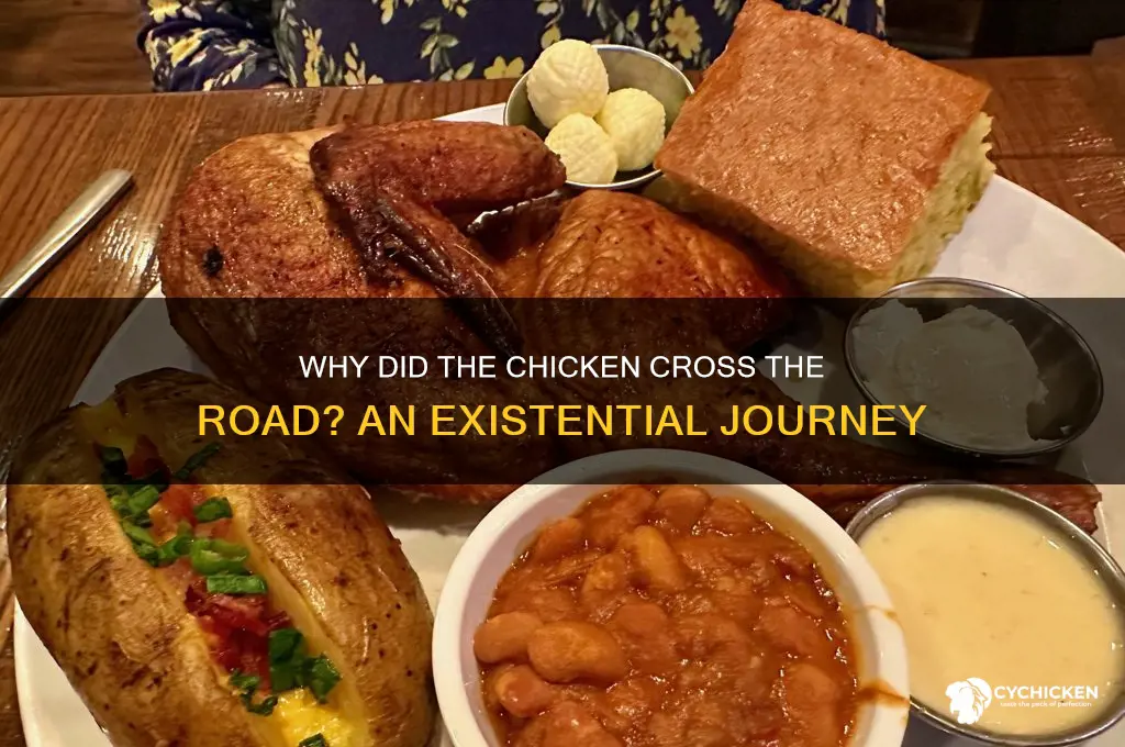 why did the chicken cross the road existential