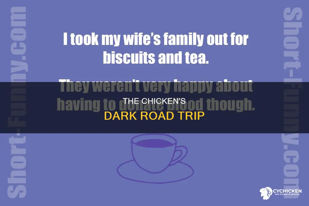 why did the chicken cross the road morbid joke