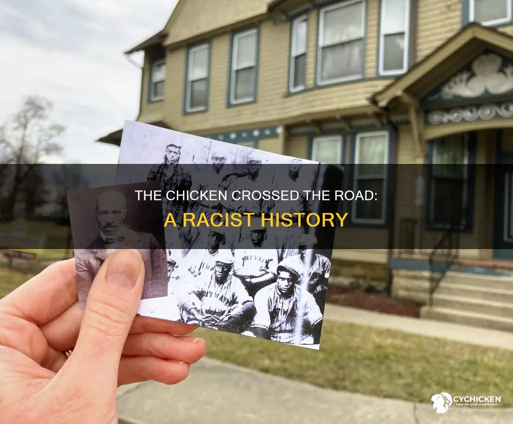 why did the chicken cross the road racist history