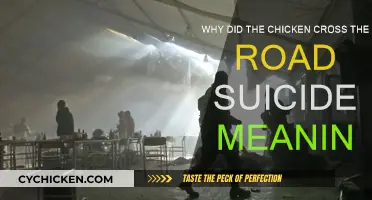 Chicken's Road Crossing: A Dark Metaphor for Suicide