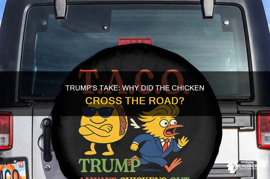 why did the chicken cross the road trump