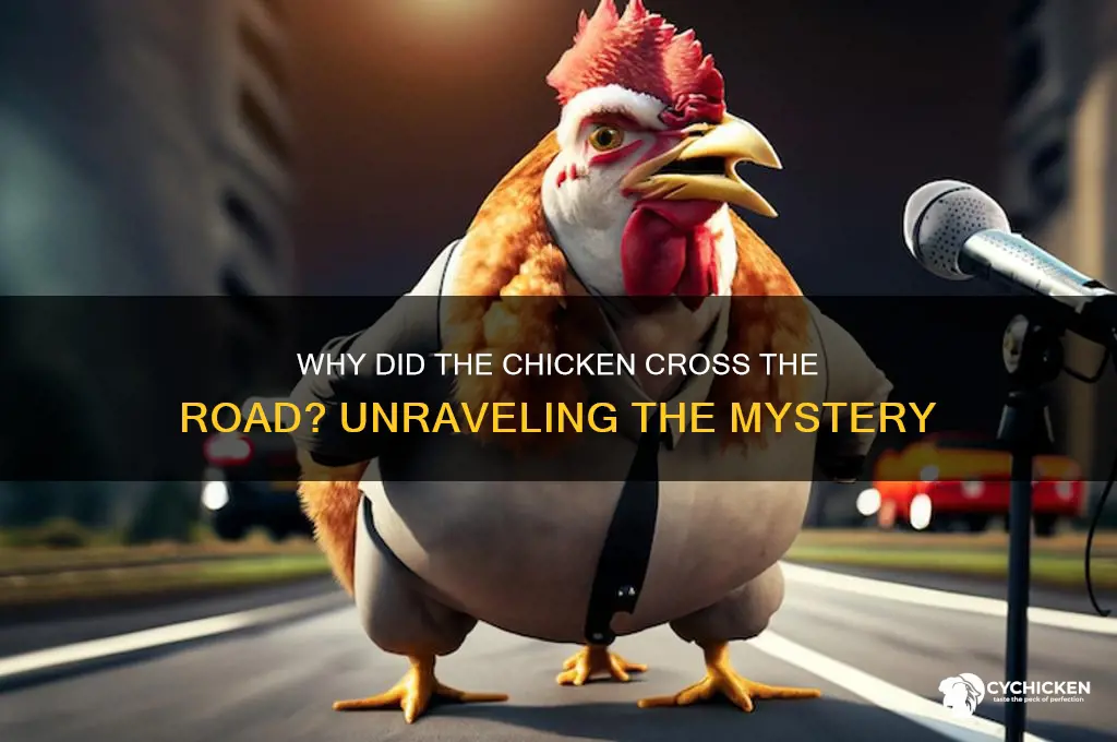why did the chicken cross the road v