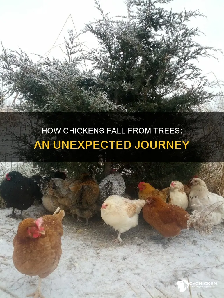 why did the chicken fall out of the tree