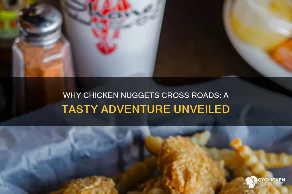 why did the chicken nugget cross the road