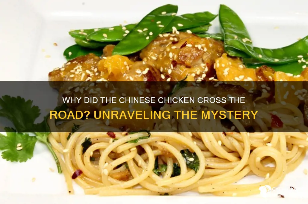 why did the chinese chicken cross the road
