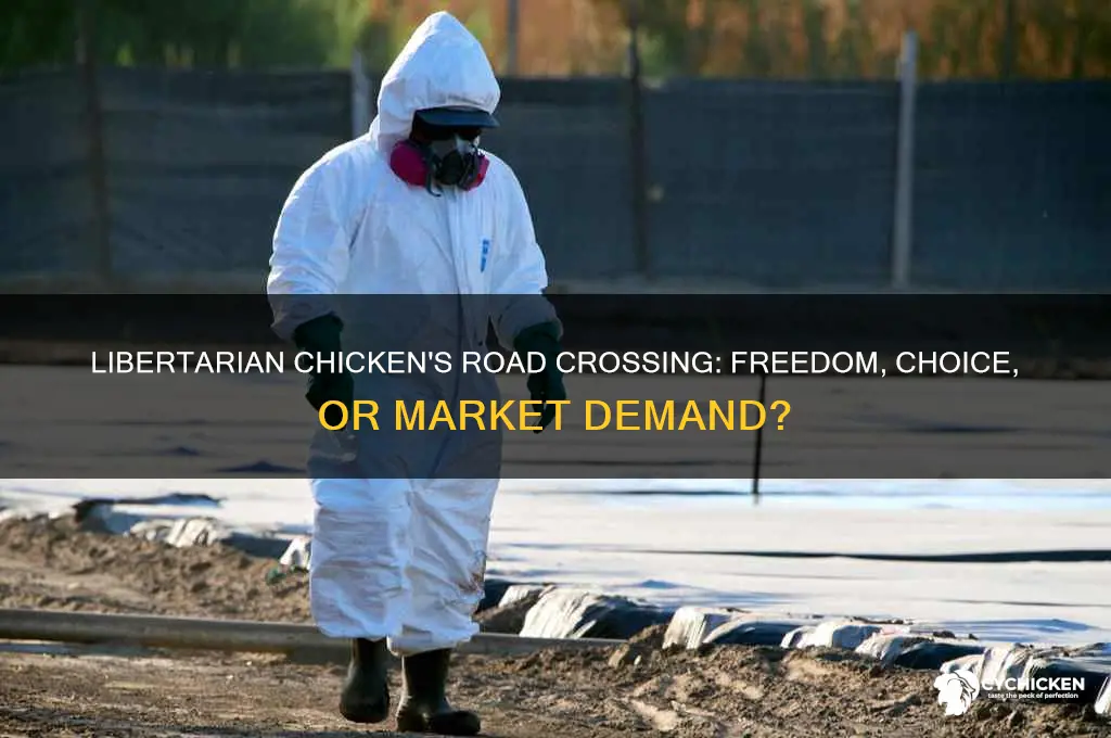 why did the libertarian chicken cross the road