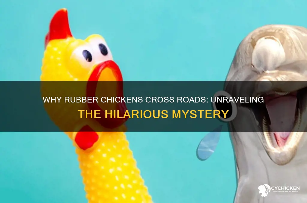 why did the rubber chicken cross the road