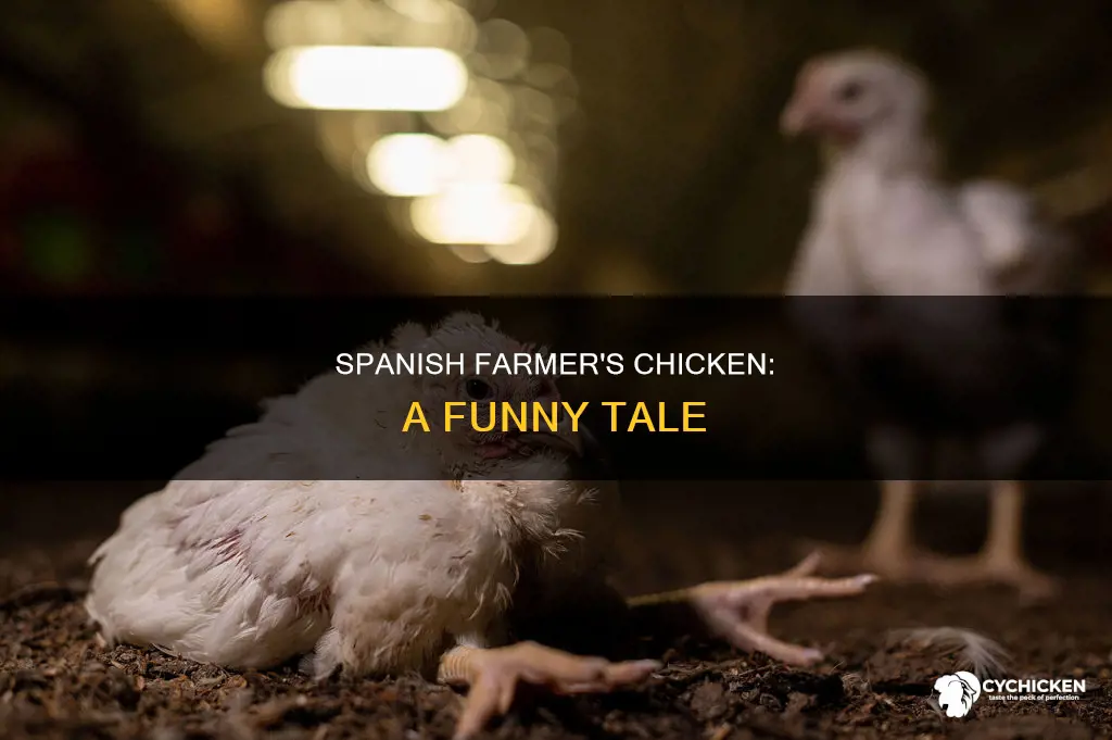 why did the spanish farmer say to his chicken
