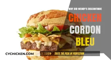 Wendy's Chicken Cordon Bleu Discontinued: Reasons Behind the Menu Change