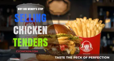 Wendy's Chicken Tenders Discontinued: Reasons Behind the Menu Change