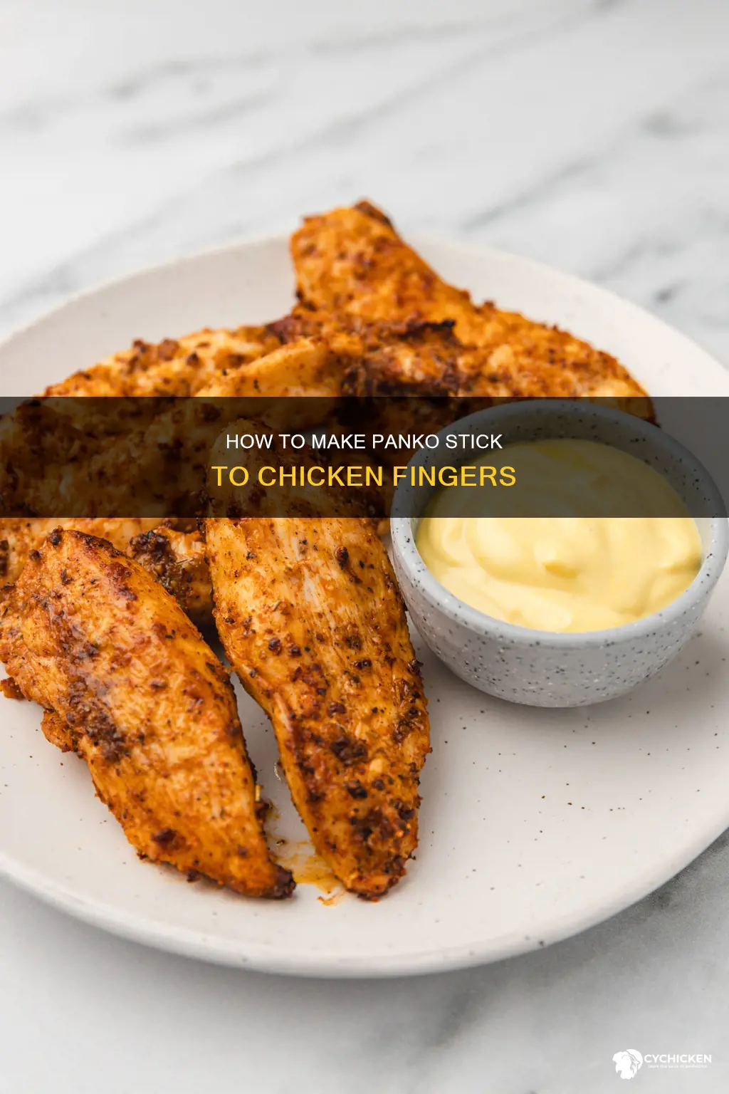 why didnt my panko stick to my chicken fingers