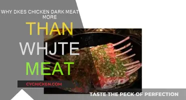 Chicken Meat Mystery: Dark Shrinks More Than Light