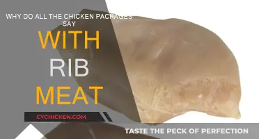 Chicken Packaging: Why "With Rib Meat"?