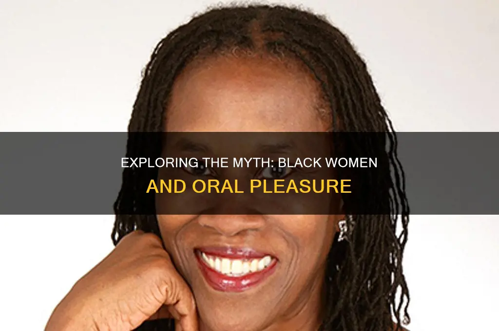 why do black chicks give the best blowjobs