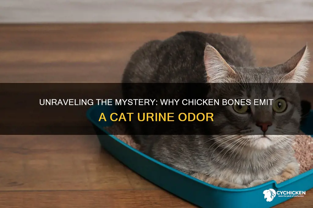 why do chicken bones smell like cat piss