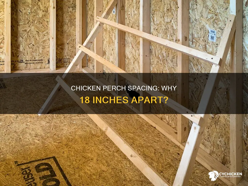 why do chicken perches need to be 18 inches apart