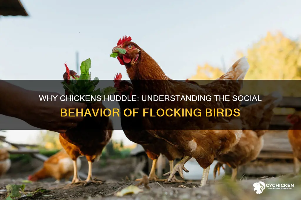 why do chickens hide under other chicken s