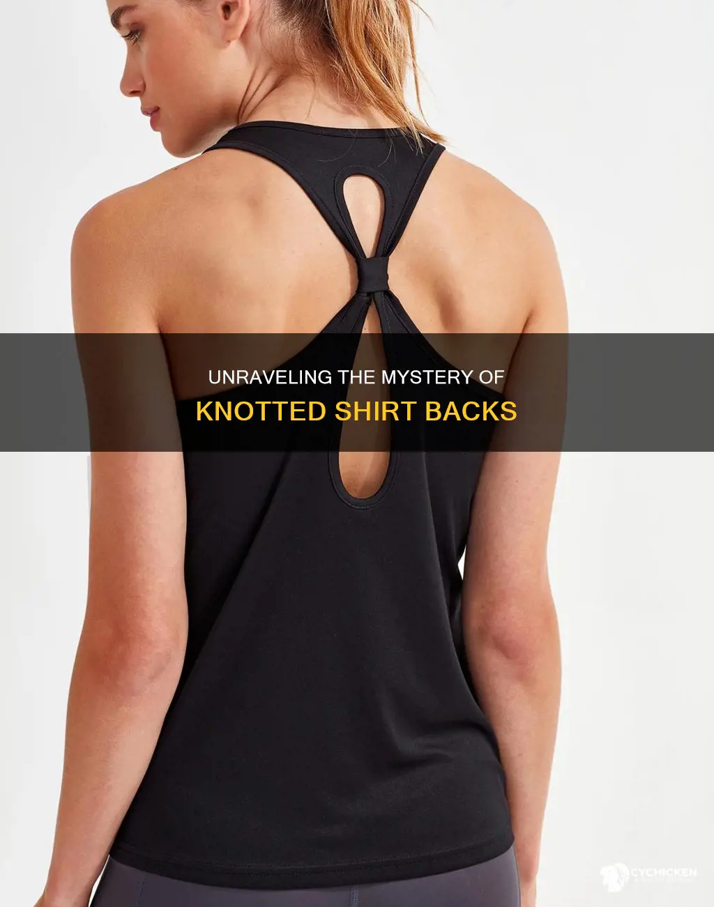 why do chicks tie the back of the shirt
