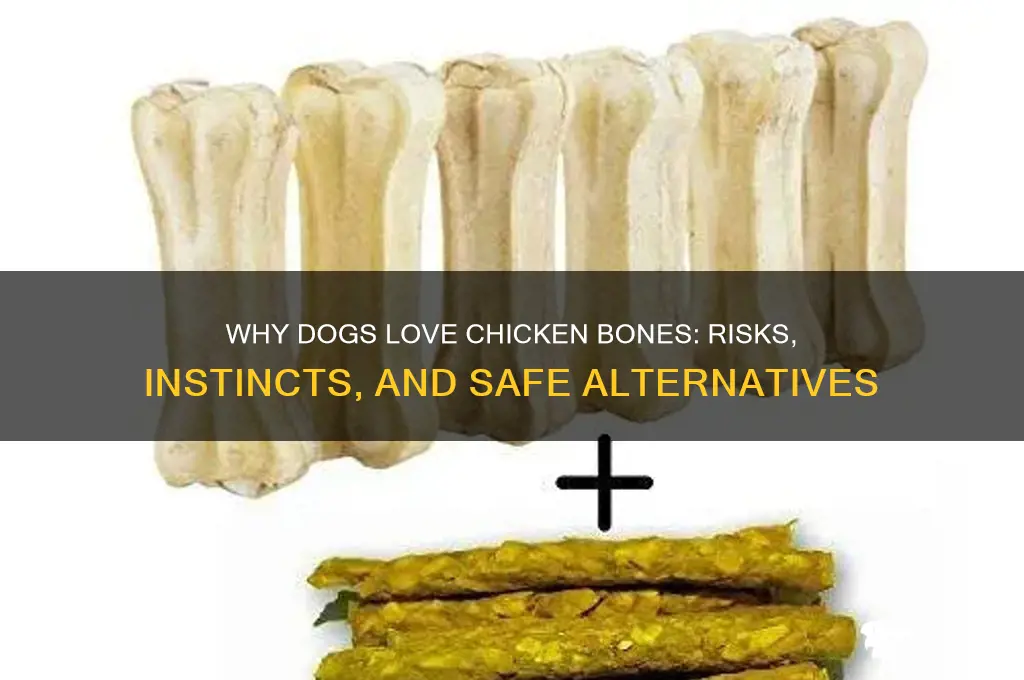 why do dogs like chicken bones