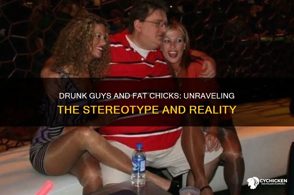 why do drunk guys sleep with fat chicks
