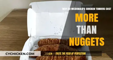 Why McDonald's Chicken Tenders Cost More Than Nuggets: Explained