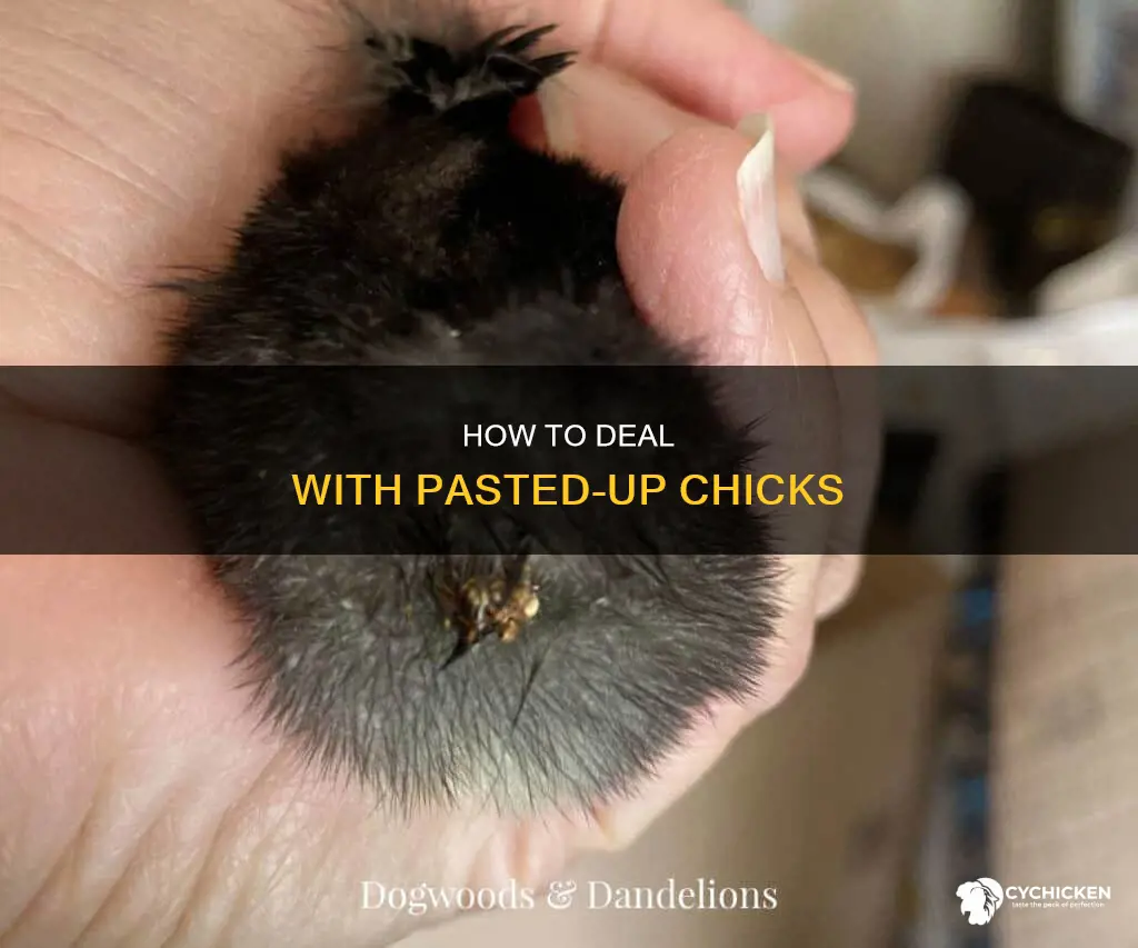 why do my chicks have poop stuck to them