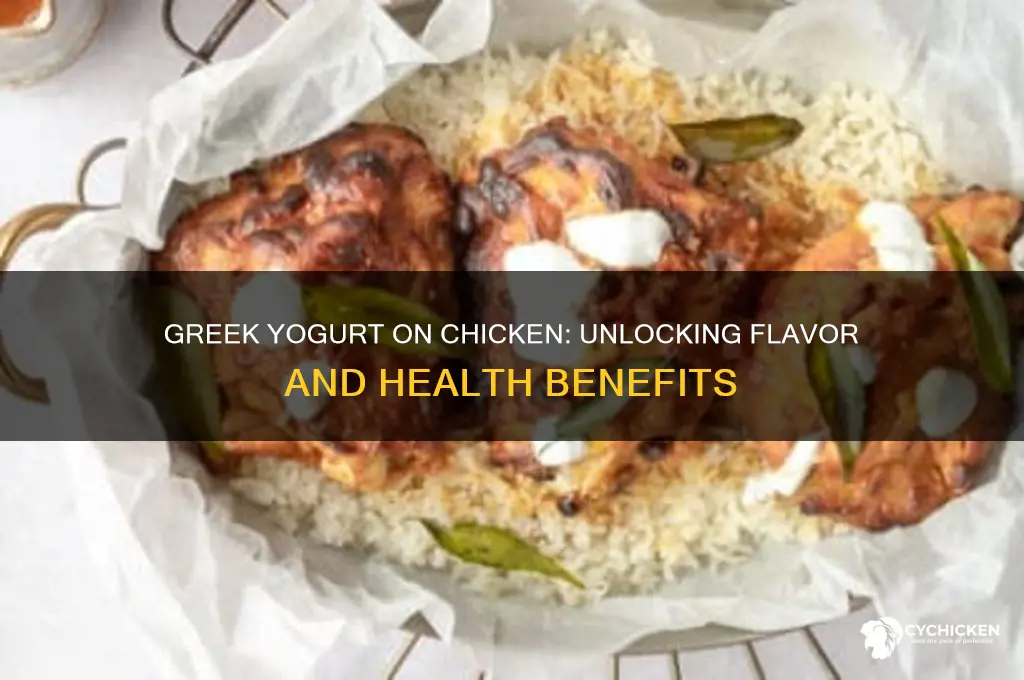 why do people put greek yogurt on chicken