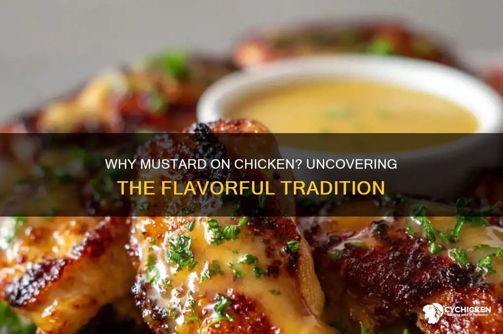 why do people put mustard on chicken